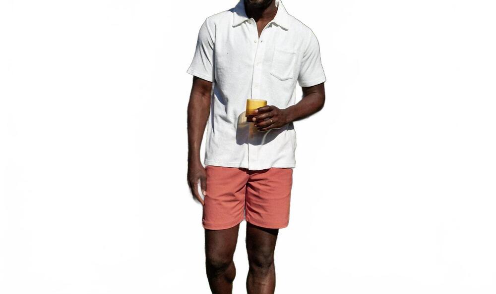 NEW CRIQUET men's court shorts in brick